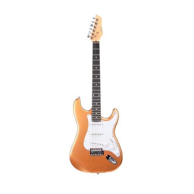 Guitarra Eléctrica Ashton Color Gold Metalizado