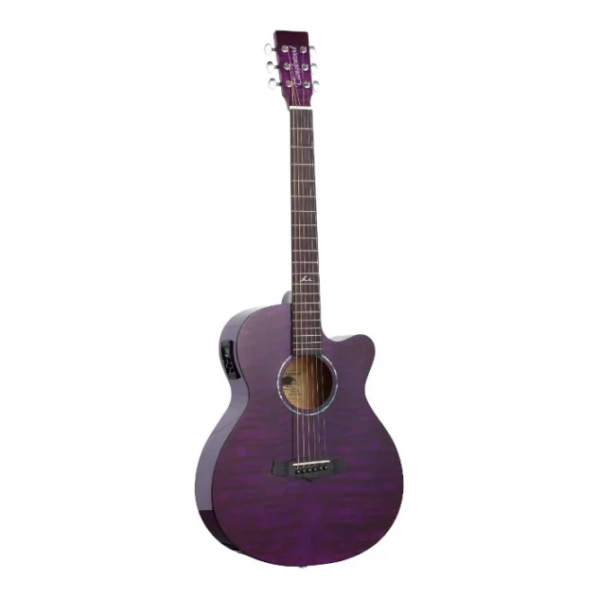 GUITARRA ACÚSTICA TANGLEWOOD AZURE SUPER FOLK PÚRPURA