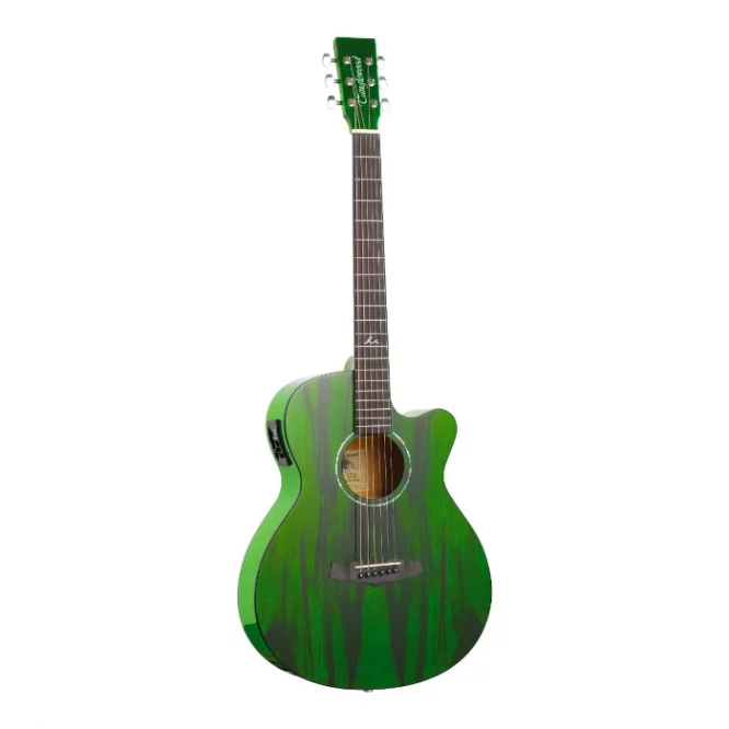 GUITARRA ACÚSTICA TANGLEWOOD AZURE SUPER FOLK VERDE