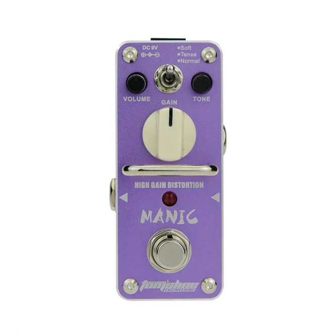 PEDAL GUITARRA ELÉCTRICA TOMSLINE MANIC DISTORSIÓN