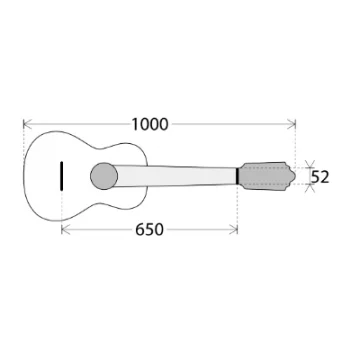 Guitarra Clásica APC 1C-OP 3/4
