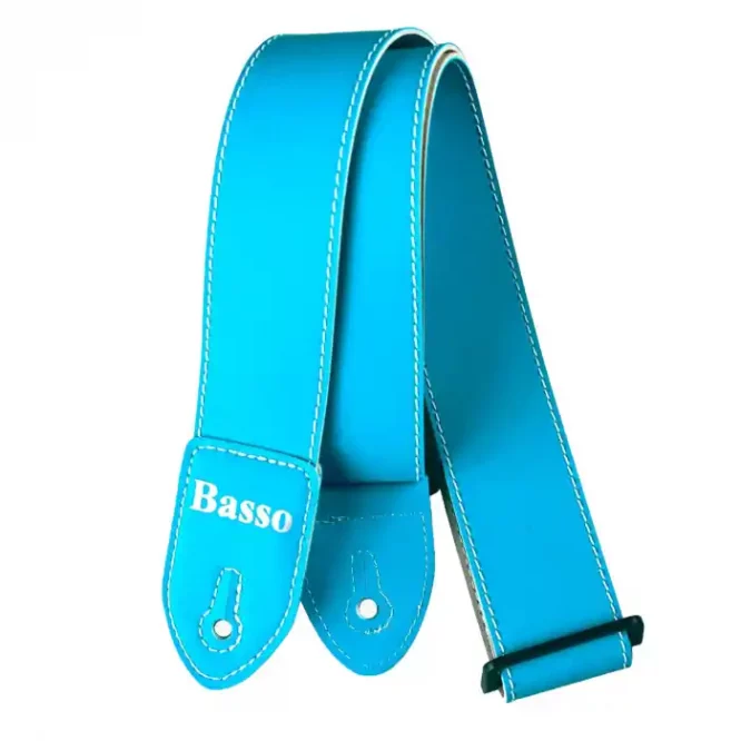 CORREA BASSO NEÓN TURQUESA 5cm