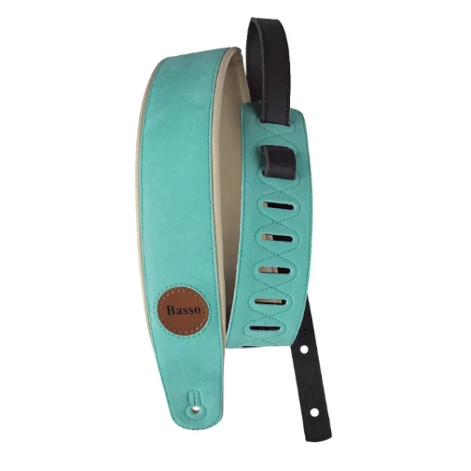 CORREA BASSO PARA GUITARRA Y BAJO SURF GREEN