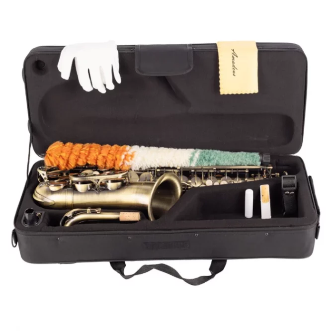 SAXO ALTO AMADEUS ACABADO ANTIGUO - Imagen 2
