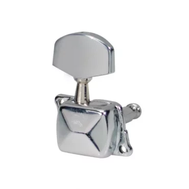 CLAVIJERO BOSTON PARA GUITARRA 3+3 METAL CON TAPA CROMO