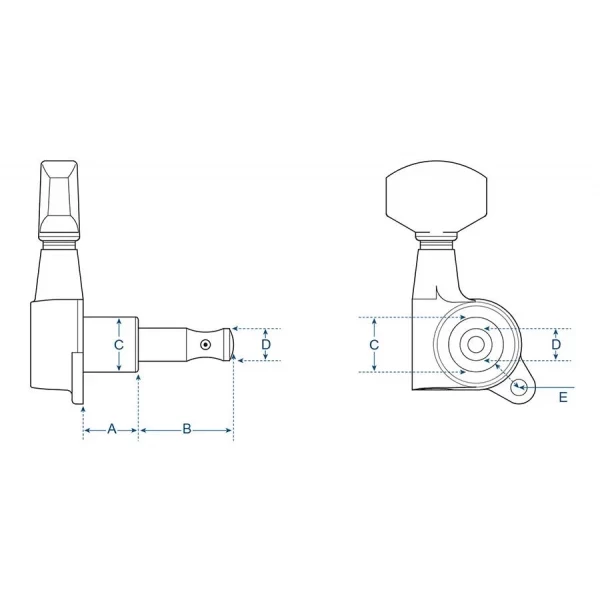 CLAVIJERO BOSTON 3+3 DIE CAST CROMO - Imagen 3