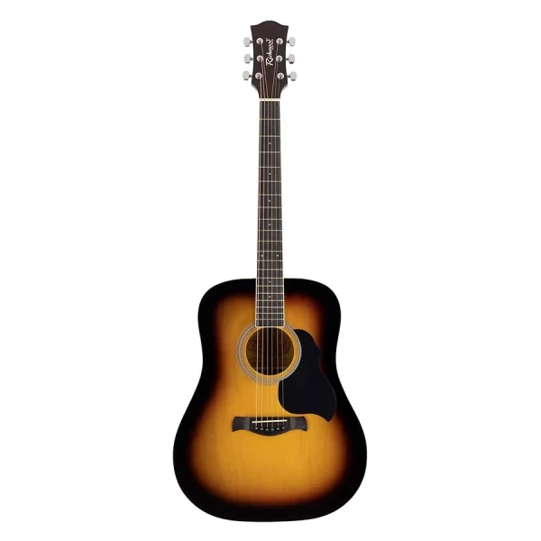 Guitarra Acústica Dreadnought Richwood Sunburst - Imagen 3