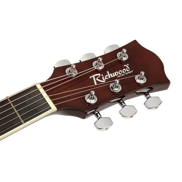 Guitarra Acústica E Dreadnought Richwood Sunburst - Imagen 4
