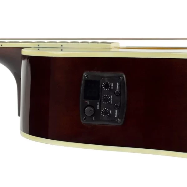 Guitarra Acústica E Dreadnought Richwood Sunburst - Imagen 7