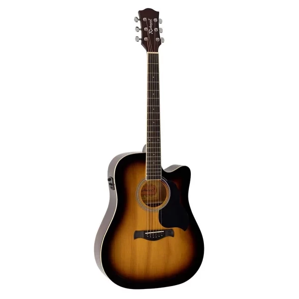 Guitarra Acústica E Dreadnought Richwood Sunburst