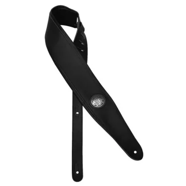CORREA GAUCHO SERIE DELUXE PARA GUITARRA 180mm ACOLCHADA NEGRA