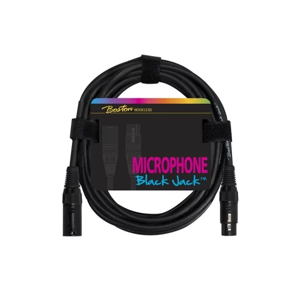 CABLE BOSTON PARA MICRÓFONO XLR-XLR NEGRO 10 m