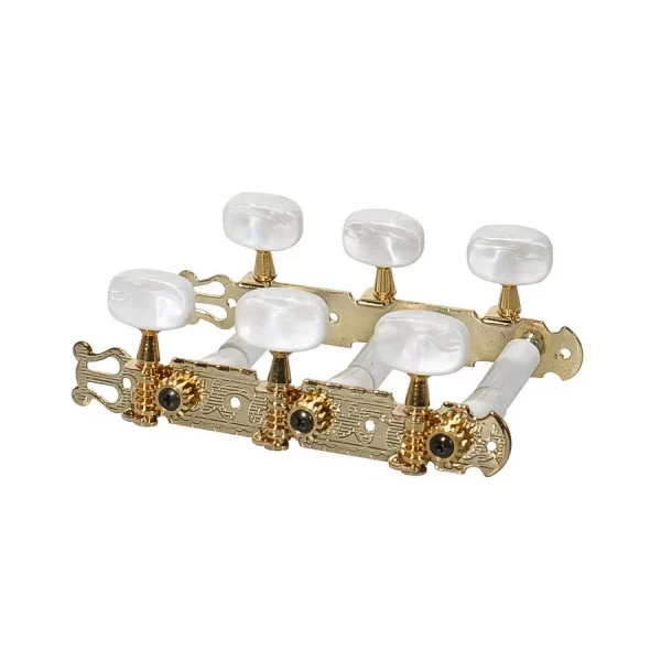 CLAVIJERO BOSTON PARA CLÁSICA 3+3 PERLAS DORADO