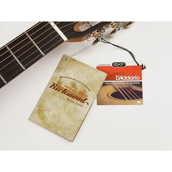 Guitarra Acústica parlor Richwood ARTESANA - Imagen 8