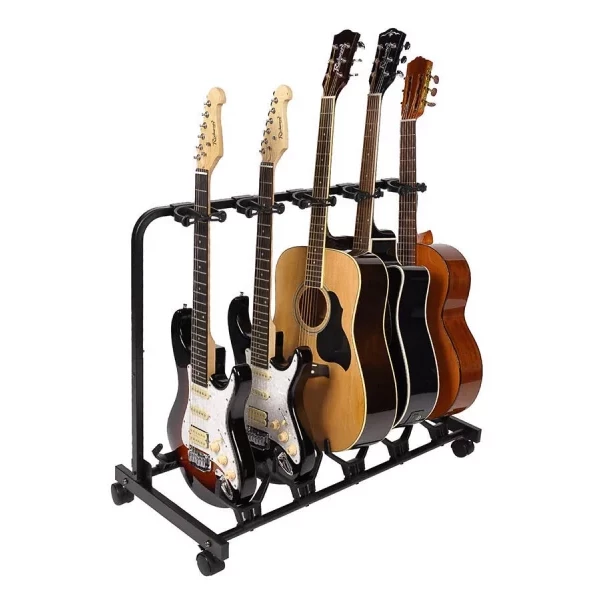 SOPORTE BOSTON NEGRO PARA 5 GUITARRAS - Imagen 2