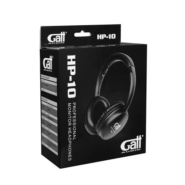 AURICULARES PROFESIONALES GATT AUDIO HP-10 - Imagen 3