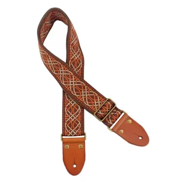 CORREA GAUCHO AUTÉNTICO DELUXE TRADICIONAL PARA GUITARRA 50mm HEBILLA LATÓN BR/OR