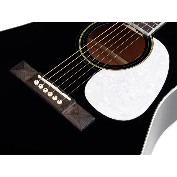Guitarra Acústica Dread. Richwood tapa abeto macizo negro - Imagen 4