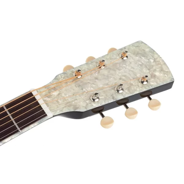 Guitarra Acústica Dread. Richwood tapa abeto macizo negro - Imagen 7