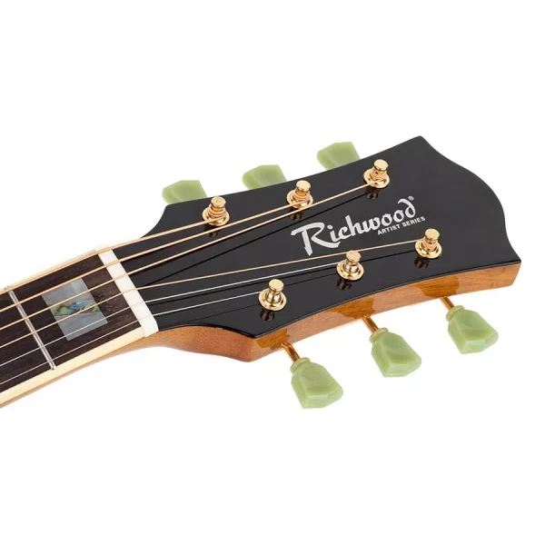 Guitarra Acústica Dread. Richwood tapa abeto macizo sunb - Imagen 6