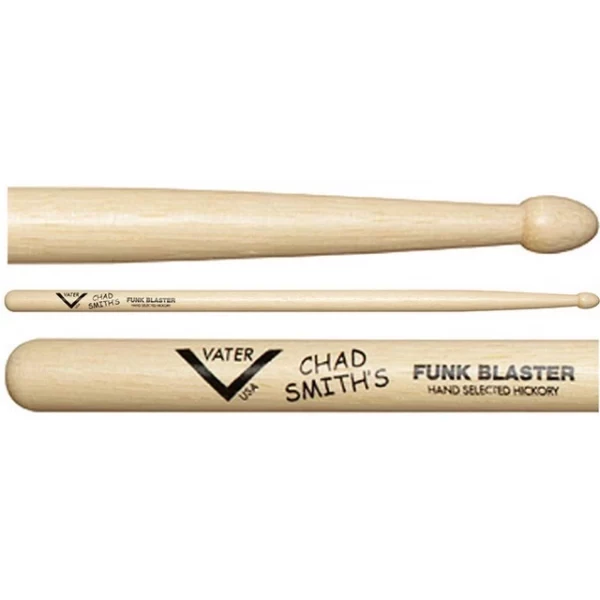 BAQUETAS VATER NOGAL AMERICANO SIGNATURE CHAD SMITH´S FUNK BLASTER - Imagen 2