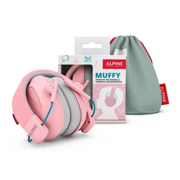 CASCO PROTECCIÓN OÍDOS PARA NIÑOS ROSA