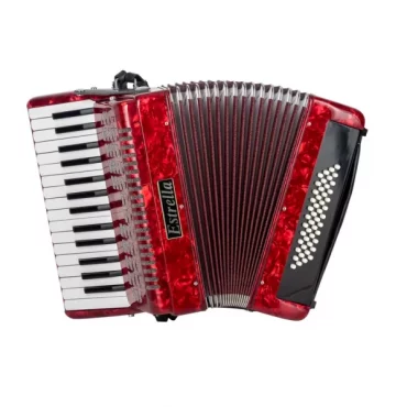 ACORDEÓN ESTRELLA 34/60 ROJO