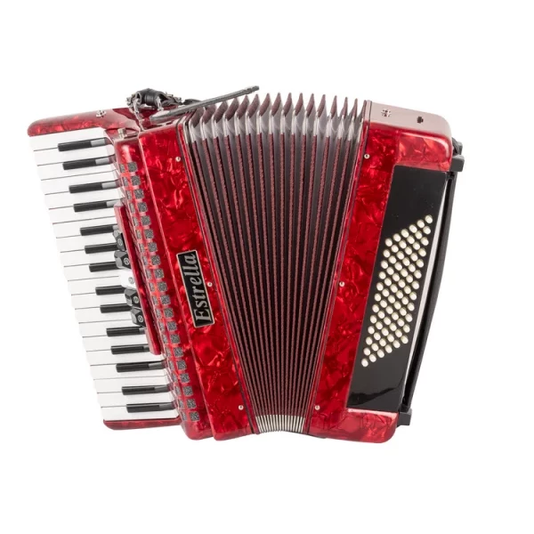 ACORDEÓN ESTRELLA 37/80 ROJO