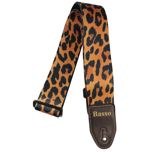 CORREA BASSO PARA GUITARRA Y BAJO SERIE SALVAJE JAGUAR