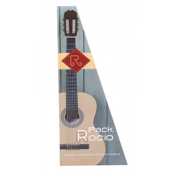 PACK DE GUITARRA CLÁSICA ROCIO ROCIO 3/4 NATURAL