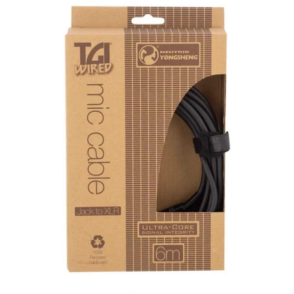 CABLE TGI PARA MICRÓFONO JACK-XLR HEMBRA 6M - Imagen 2