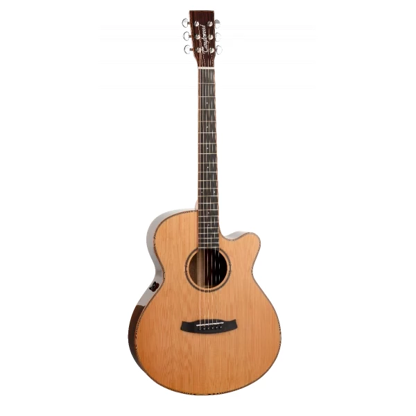 GUITARRA ACÚSTICA TANGLEWOOD SUPER FOLK CUTAWAY SERIE NEW ROSEWOOD SMART - Imagen 2