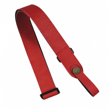 CORREA PARA GUITARRA, BAJO Y UKELELE SERIE ECO VEGANA ROJA