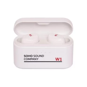 AURICULAR SOHO BLUETOOTH TWS CON BATERÍA EXT. BLANCO