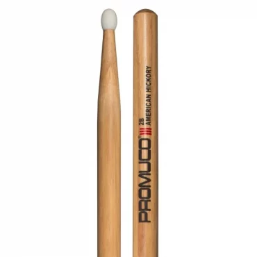 BAQUETAS PROMUCO PREMIUM HICKORY (NOGAL) NYLON 2B
