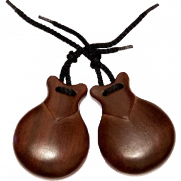 CASTAÑUELAS JALE DE IMITACIÓN BUBINGA NATURAL DEL Nº 5