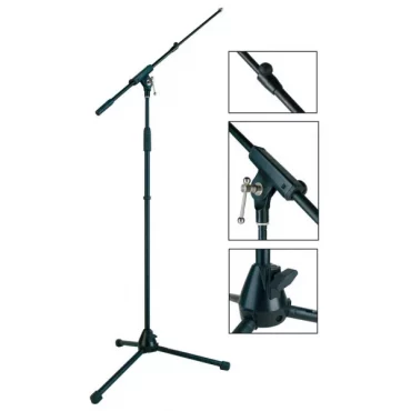 SOPORTE MICRÓFONO BOSTON SERIE STAGE PRO BRAZO TELESCÓPICO