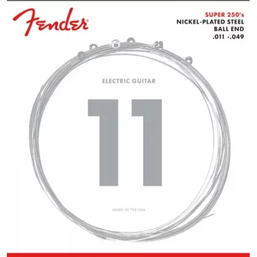 JUEGO DE CUERDAS FENDER PARA GUITARRA ELÉCTRICA NÍQUEL TENSIÓN MEDIA