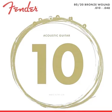 JUEGO DE CUERDAS FENDER ACÚSTICA EXTRA LIGHT 010-048
