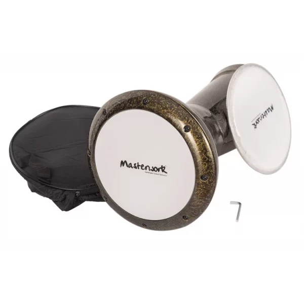 DARBUKA MARTELEADA MASTERWORK DORADA 420D - Imagen 3