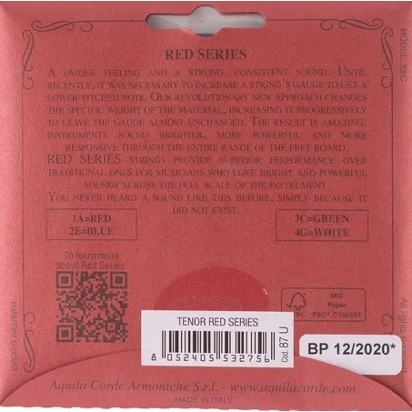 JUEGO DE CUERDAS AQUILA PARA UKELELE TENOR 87U - Imagen 2