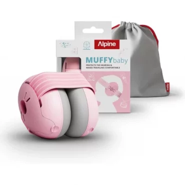 CASCOS PROTECCIÓN RUIDOS MUFFY BABY ROSA