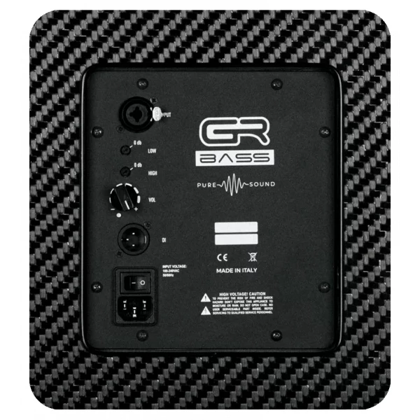 CABINA ACTIVA DE FIBRA DE CARBONO PARA BAJO 800W
