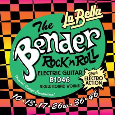 JUEGO DE CUERDAS PARA GUITARRA ELÉCTRICA LA BELLA SUPER BENDER REGULAR 10-46