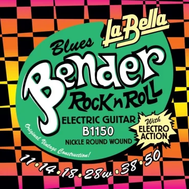 JUEGO DE CUERDAS PARA GUITARRA ELÉCTRICA LA BELLA BLUES BENDER 11/50