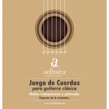 JUEGO DE CUERDAS ADMIRA PARA GUITARRA CLÁSICA