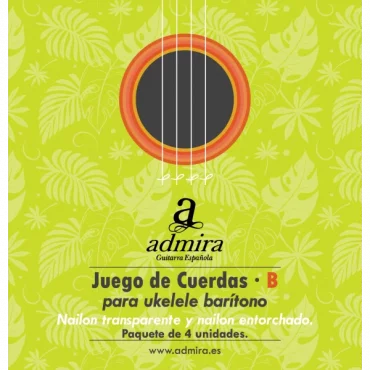 JUEGO DE CUERDAS ADMIRA PARA UKELELE BARITONO NAILON CA500UKB