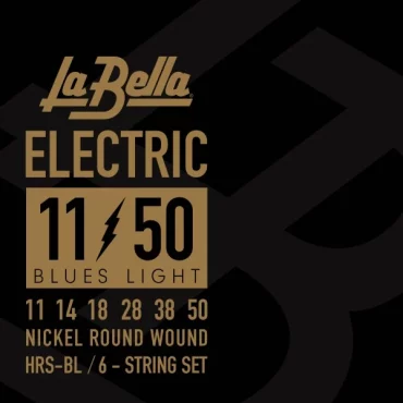 JUEGO DE CUERDAS PARA GUITARRA ELÉCTRICA LA BELLA HRS BLUES LIGHT 11-50