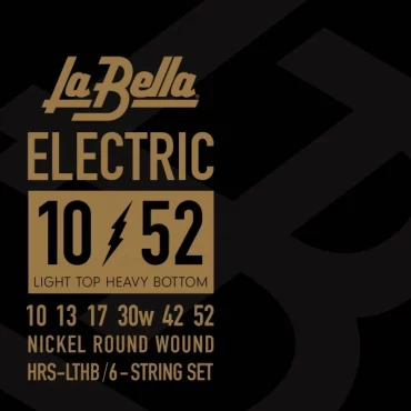 JUEGO DE CUERDAS PARA GUITARRA ELÉCTRICA LA BELLA HRS LTHB 10-52