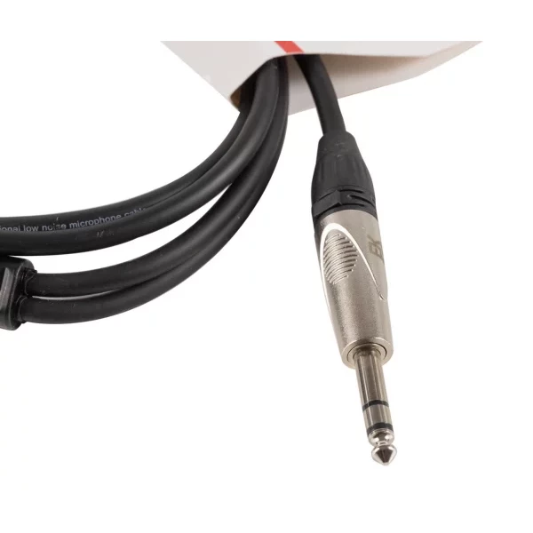 CABLE EK AUDIO JACK STEREO - JACK MONO X 2 METÁLICO 1,5 M - Imagen 3
